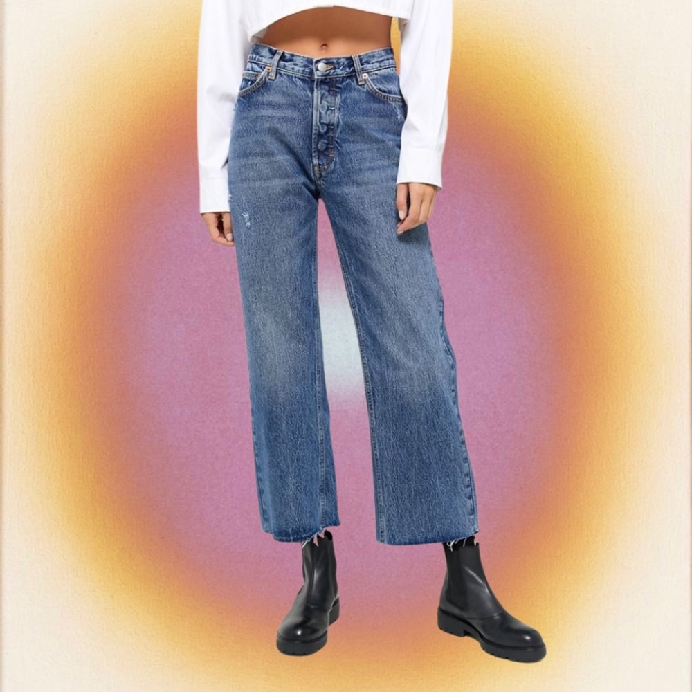 BDG Vintage Wide High-rise - Dark Wash